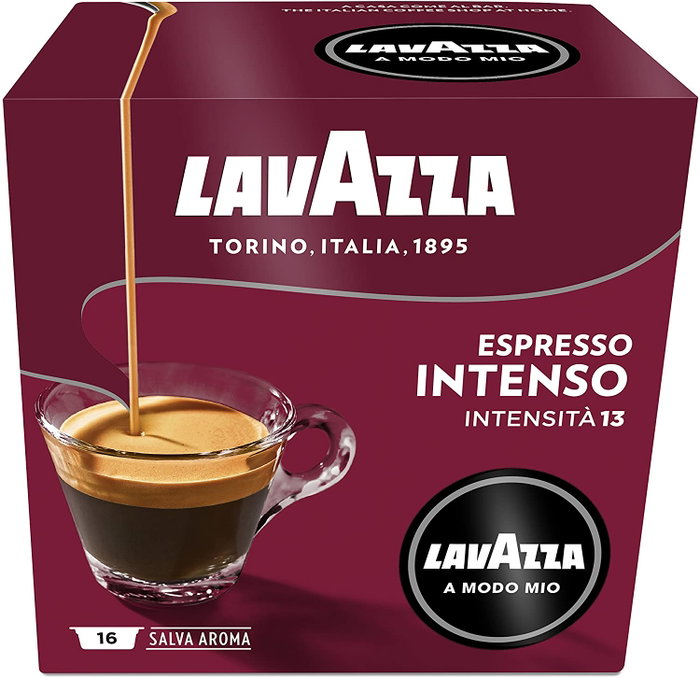 Lavazza Intensamente Cápsulas para cafeteras A Modo Mio, 16 unidades Lavazza Intensamente Cápsulas para cafeteras A Modo Mio, 16 unidades